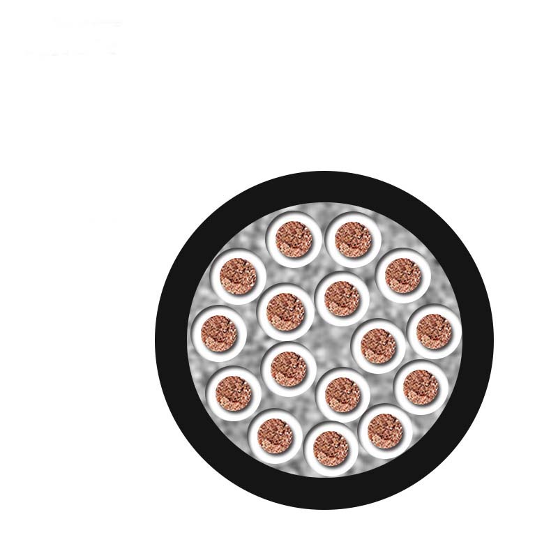 16芯  YZ 16*1.0mm?--16*2.5mm? 中型橡套软电缆 国标铜芯低压电缆