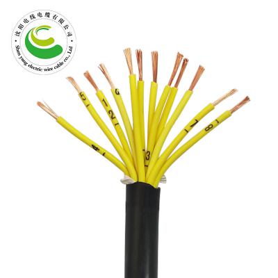 12芯  ZR-YJV 12*0.5mm?--12*2.5mm? 铜芯聚氯乙烯绝缘聚乙烯护套节制软电缆  铜芯电缆