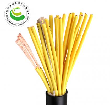 20芯  ZR-YJV 20*0.5mm?--20*2.5mm? 铜芯聚氯乙烯绝缘聚乙烯护套节制软电缆  铜芯电缆