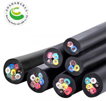 8芯  ZR-YJV 8*0.5mm?--8*2.5mm? 铜芯聚氯乙烯绝缘聚乙烯护套节制软电缆  铜芯电缆