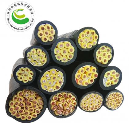 10芯  ZR-YJV 10*0.5mm?--10*2.5mm? 铜芯聚氯乙烯绝缘聚乙烯护套节制软电缆  铜芯电缆
